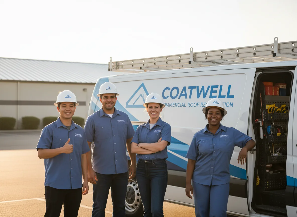 Commercial roof coating company in Callender, IA